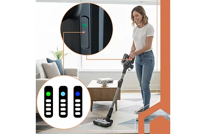 Vezeték nélküli porszívó LunPro 400W, 35 kPa