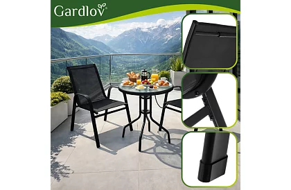 Kerti fém székek – 2 darab a készletben