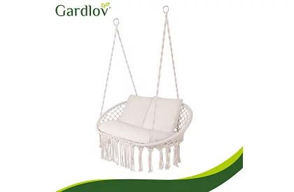 Kerti kétszemélyes hinta párnákkal - 300 kg-ig