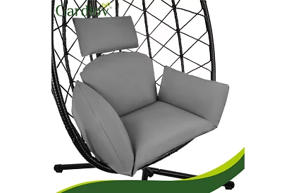 Kerti hinta párnával – függő szék 150 kg-ig