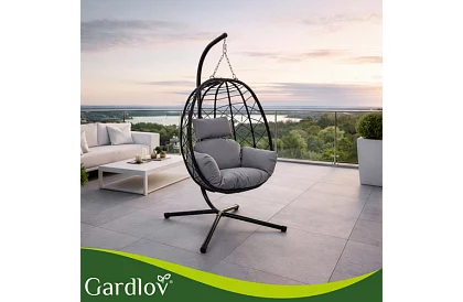 Kerti hinta párnával – függő szék 150 kg-ig