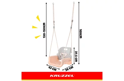 Gyerek függő hinta 30 kg-ig – növekvő