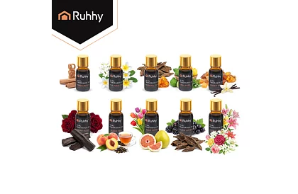 Illóolaj készlet, 10 illat – 10 db 10 ml-es