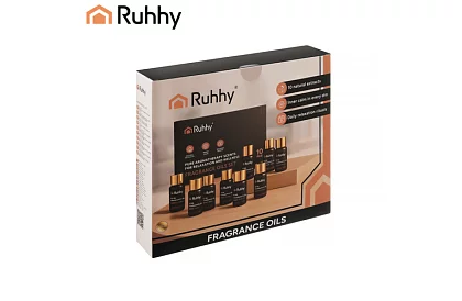 Illóolaj készlet, 10 illat – 10 db 10 ml-es