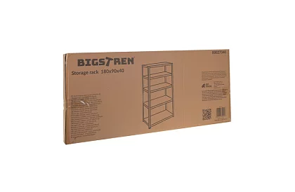 Raktári fém polc – 5 polc – 180×90×40 cm – teherbírás 1000 kg