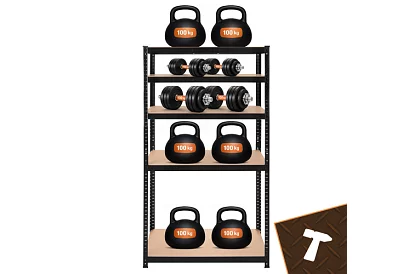 Raktári fém polc – 5 polc – 180×90×40 cm – teherbírás 1000 kg