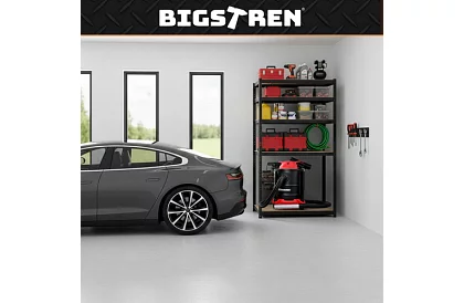 Raktári fém polc – 5 polc – 180×90×40 cm – teherbírás 1000 kg