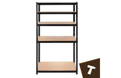 Raktári fém polc – 5 polc – 180×90×40 cm – teherbírás 1000 kg