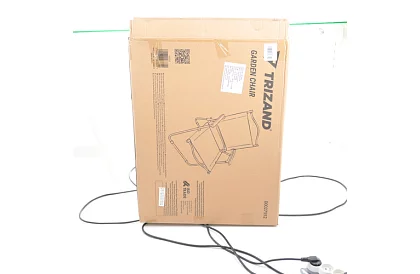 Kerti összecsukható szék fekete – teherbírás 120 kg