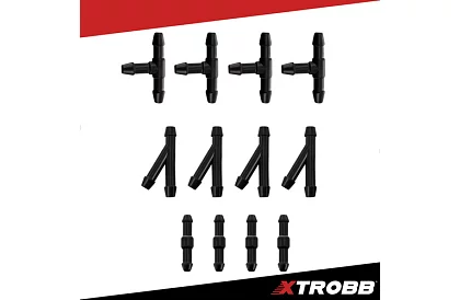 Javító készlet ablaktörlőkhöz 2 m – 4/5 mm + T-darabok