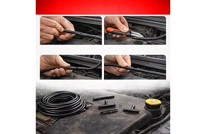 Javító készlet ablaktörlőkhöz 2 m – 4/5 mm + T-darabok