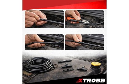 Javító készlet ablaktörlőkhöz 2 m – 4/5 mm + T-darabok