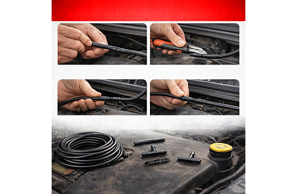 Javító készlet ablaktörlőkhöz 2 m – 4/5 mm + T-darabok