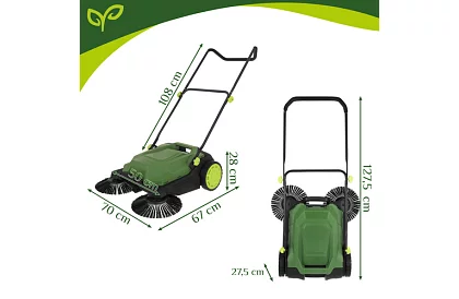 Kézi seprőgép Nexo 2100 m2/h - 680 mm, 24 liter