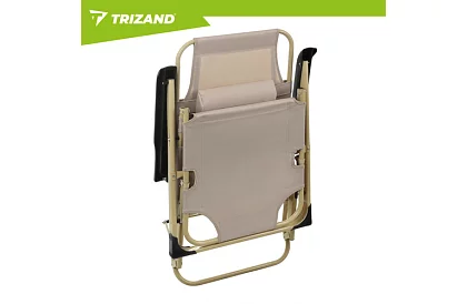 Összecsukható kertiszék 3 az 1-ben párnával - bézs