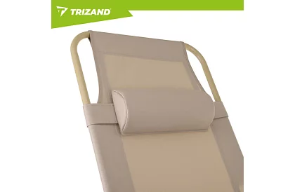 Összecsukható kertiszék 3 az 1-ben párnával - bézs