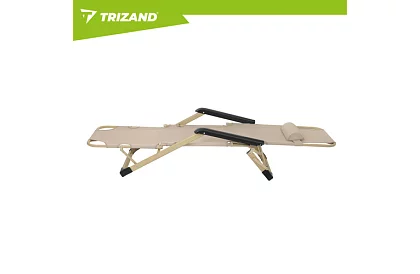 Összecsukható kertiszék 3 az 1-ben párnával - bézs