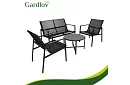 Kerti bútor MORENO – asztal + 2 szék + kanapé