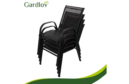 Kerti szék készlet – 4 szék teraszra, erkélyre, kertbe