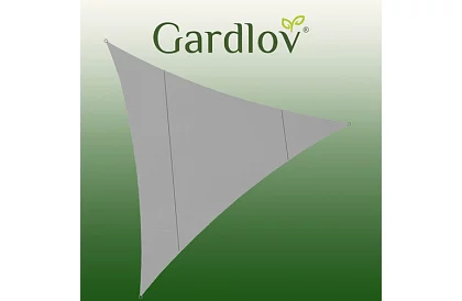 Árnyékoló napernyő háromszög 4 × 4 × 4 m – szürke