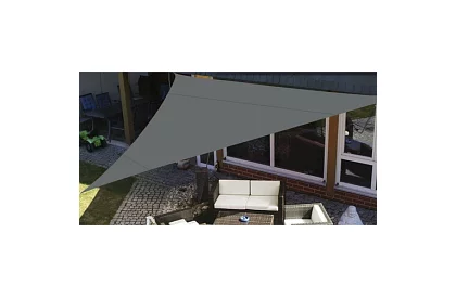 Árnyékoló napernyő háromszög 4 × 4 × 4 m – szürke