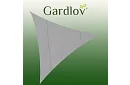 Árnyékoló napernyő háromszög 4 × 4 × 4 m – szürke
