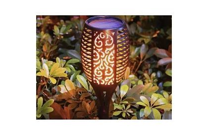 Kerti lámpa – napeneres fáklya lángoló tűz hatással