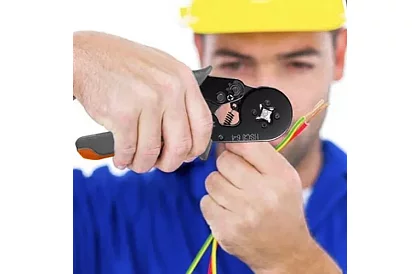 Krimpáló fogó hüvelyekhez 0,25–10 mm2 + 500 db hüvely