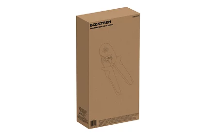 Krimpáló fogó hüvelyekhez 0,25–10 mm2 + 500 db hüvely