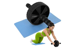 Kerek a hasi izmok edzéséhez + térdvédő pad