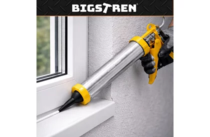 Tömítőpisztoly 600 ml + 5 fúvóka + 5 spatula