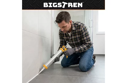 Tömítőpisztoly 600 ml + 5 fúvóka + 5 spatula