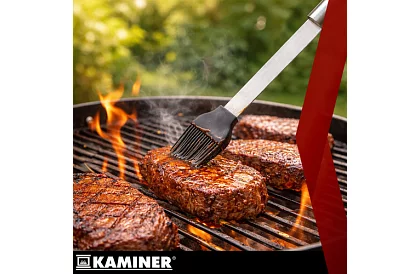 Grillező szerszámok rozsdamentes acélból - 6 darabos készlet