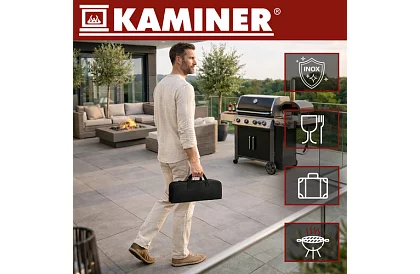 Grillező szerszámok rozsdamentes acélból - 6 darabos készlet