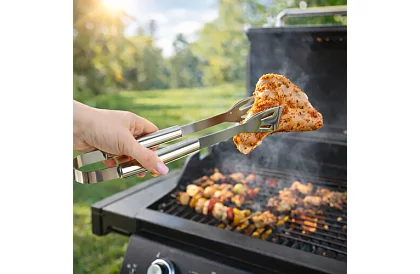 Grillező szerszámok rozsdamentes acélból - 6 darabos készlet