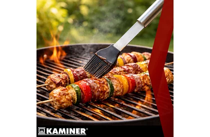 Grillező szerszámok rozsdamentes acélból - 3 részes készlet
