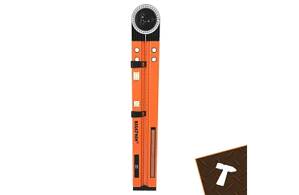 Állítható asztalos szögmérő vízmértékkel