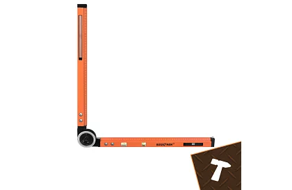 Állítható asztalos szögmérő vízmértékkel