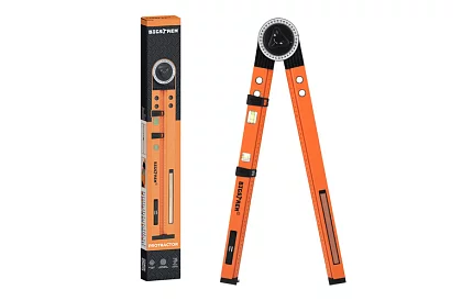 Állítható asztalos szögmérő vízmértékkel