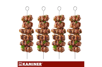 Grillező szerszámok rozsdamentes acélból - 9 részes készlet