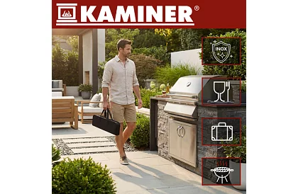 Grillező szerszámok rozsdamentes acélból - 9 részes készlet