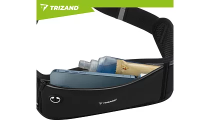 Futó sport derékszíj TRIZAND – fekete