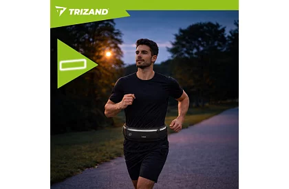 Futó sport derékszíj TRIZAND – fekete