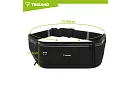 Futó sport derékszíj TRIZAND – fekete