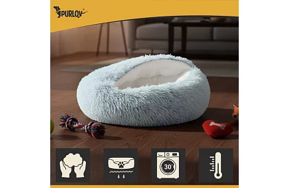 Bolyhos fekhely tetővel 44 × 38 cm