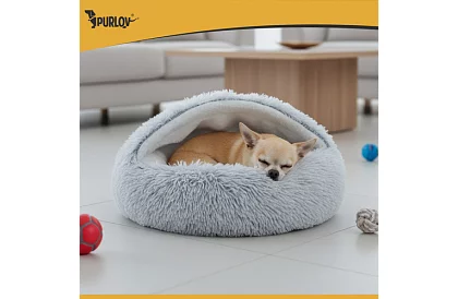 Bolyhos fekhely tetővel 44 × 38 cm