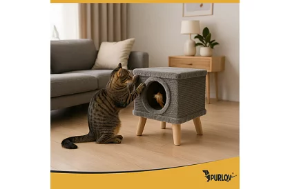 Kisállat kaparó és fekhely 38 × 32 × 32 cm