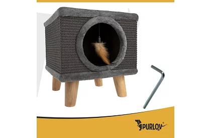 Kisállat kaparó és fekhely 38 × 32 × 32 cm