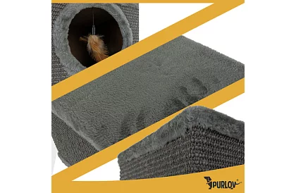 Kisállat kaparó és fekhely 38 × 32 × 32 cm