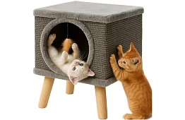 Kisállat kaparó és fekhely 38 × 32 × 32 cm